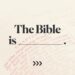 “The Bible Is” Worship Collection – Nonetheless Waters