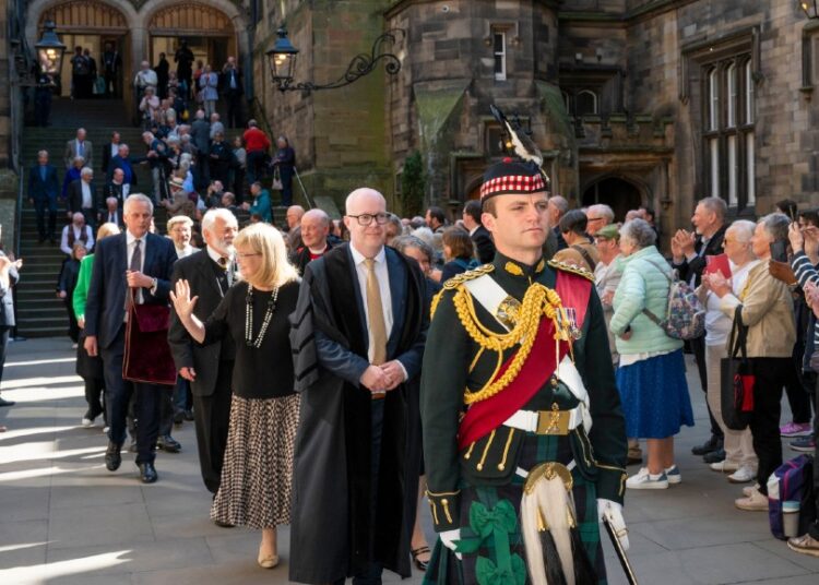 Moderator displays on difficult but inspiring Normal Meeting