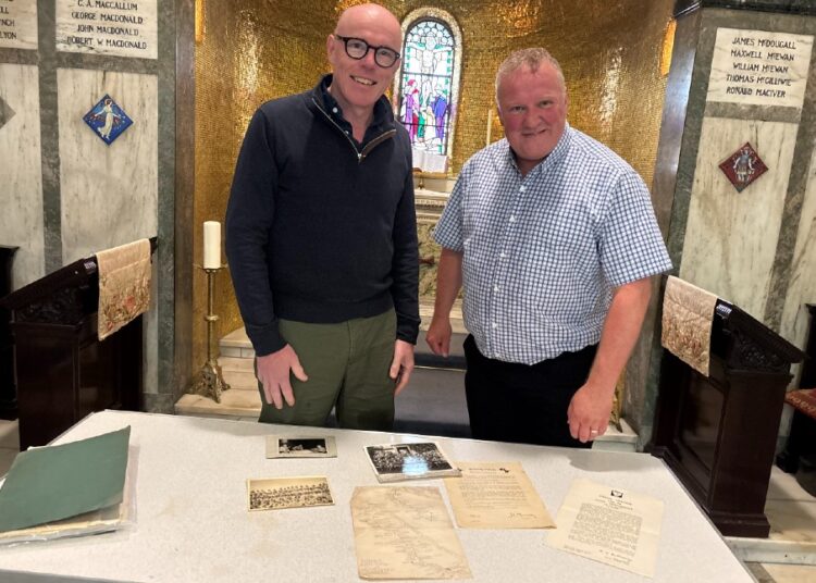 Son reunited with conflict hero Kirk elder’s misplaced WW2 paperwork
