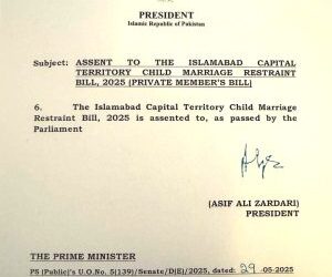 Invoice to Curb Little one Marriages Signed into Legislation in Pakistan