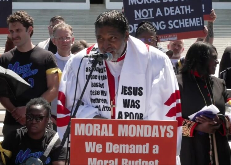 William Barber, activists arrested at Capitol Rotunda once more
