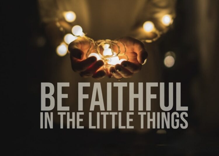 Trustworthy in Little Issues: The Key to Larger Issues