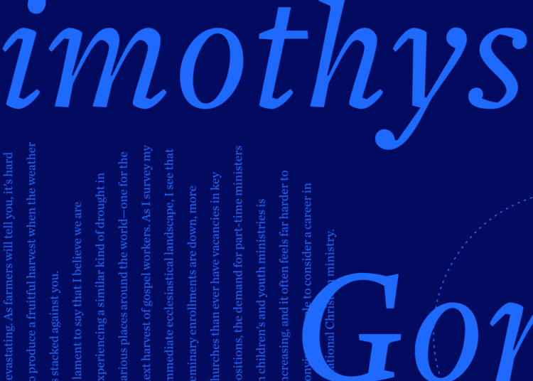 The place Have the Timothys Gone? 4 Methods to Handle the Minister Drought