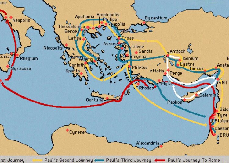 Classes from Paul’s Journeys: Religion on the Transfer