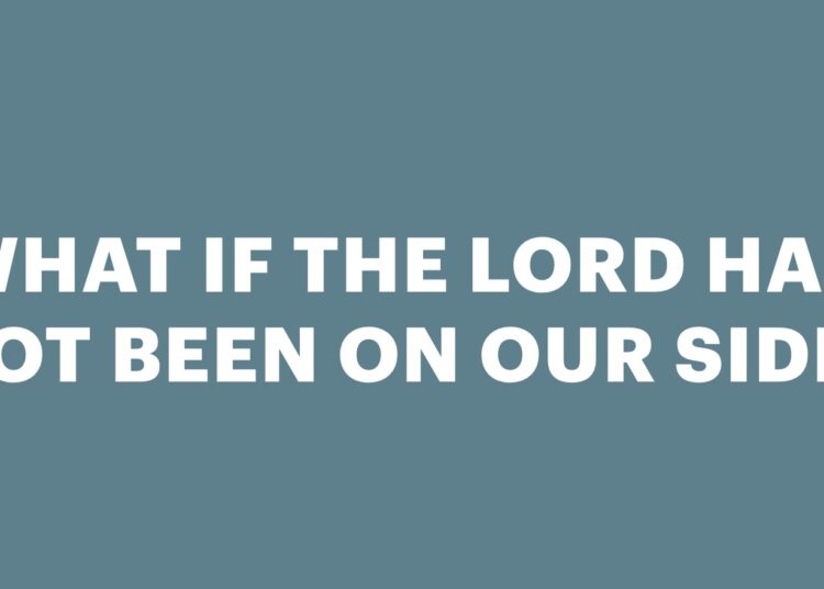 What If the Lord Had Not Been on Our Facet?