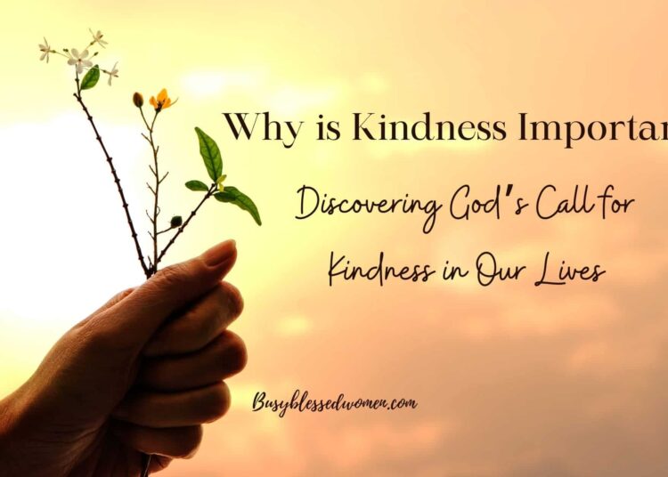 Why is Kindness Necessary? –