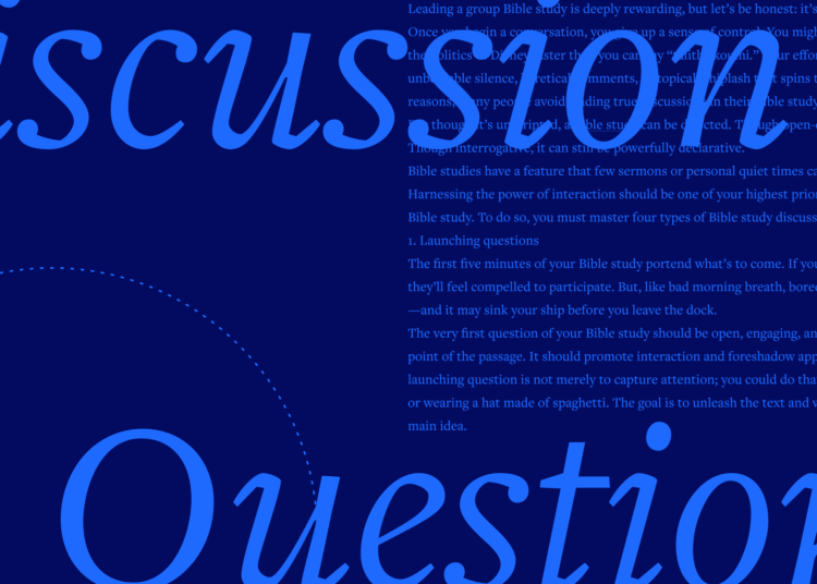 How you can Ask Wonderful Bible Examine Dialogue Questions
