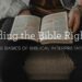 Three Fundamentals of Biblical Interpretation