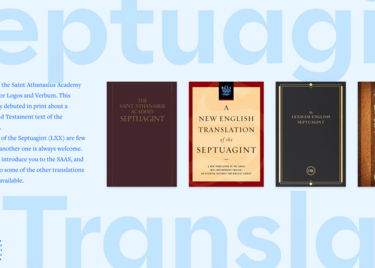 The Finest Septuagint (LXX) Translations in Logos: A Comparability Information