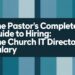 The Pastor’s Full Information To Hiring: The Church IT Director’s Wage – ChurchTechToday.com