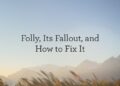 Folly, Its Fallout, and Learn how to Repair It