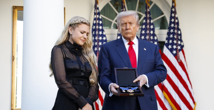 Trump Awards Charlie Kirk with the Presidential Medal of Freedom