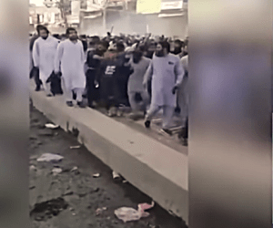 Police in Pakistan Conflict with Islamic Extremist Celebration