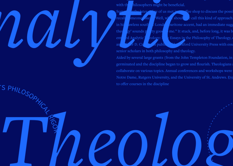 What Is Analytic Theology? The place Doctrine Meets Philosophical Rigor