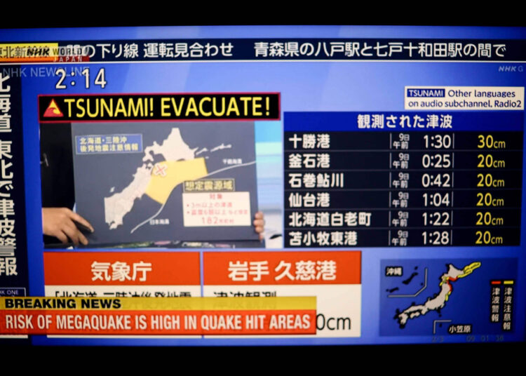 7.5 Quake in Japan Injures 23 Individuals, Triggers Tsunami and ‘Megaquake’ Warning