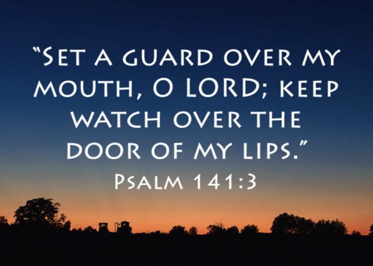 Guard My Lips, Guard My Life