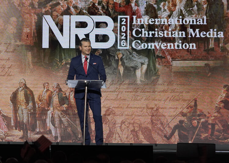 Secretary of Warfare Pete Hegseth slams ‘godless left’ in NRB speech