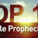 The High 10 Bible Prophecies Concerning the Lifetime of Jesus