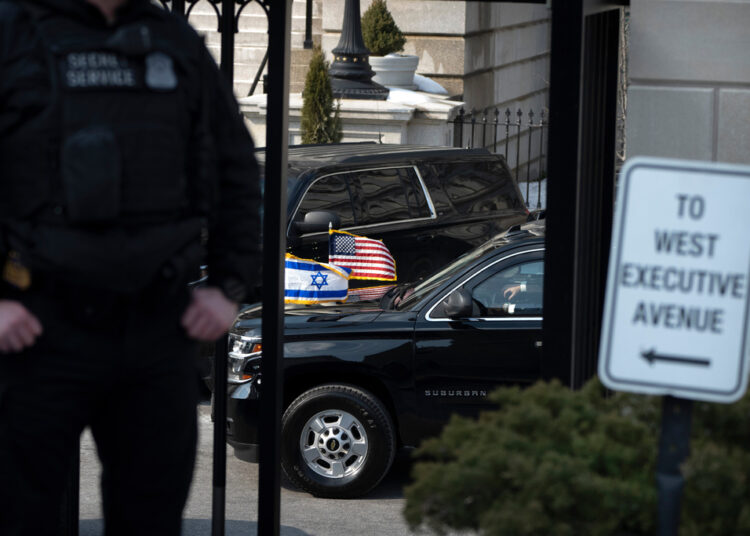 Trump, Netanyahu Disclose Little about Assembly as White Home Pursues Iran Deal; Protester Homicide Tales Proceed