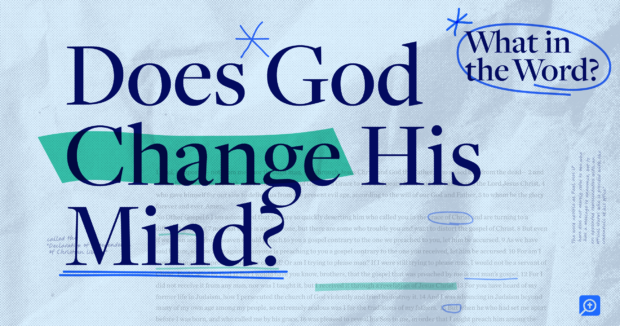 Does God Change His Thoughts?