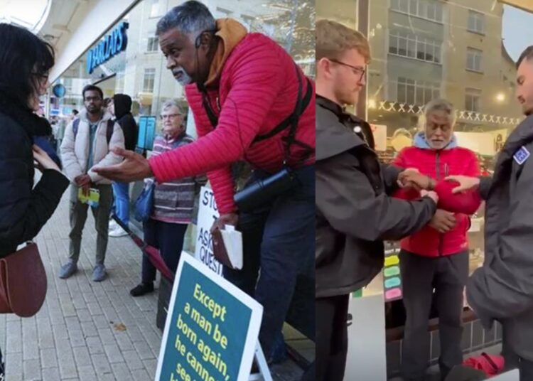 UK Police Handcuff Pastor, Toss Him in Cell for Sharing His Christian Beliefs